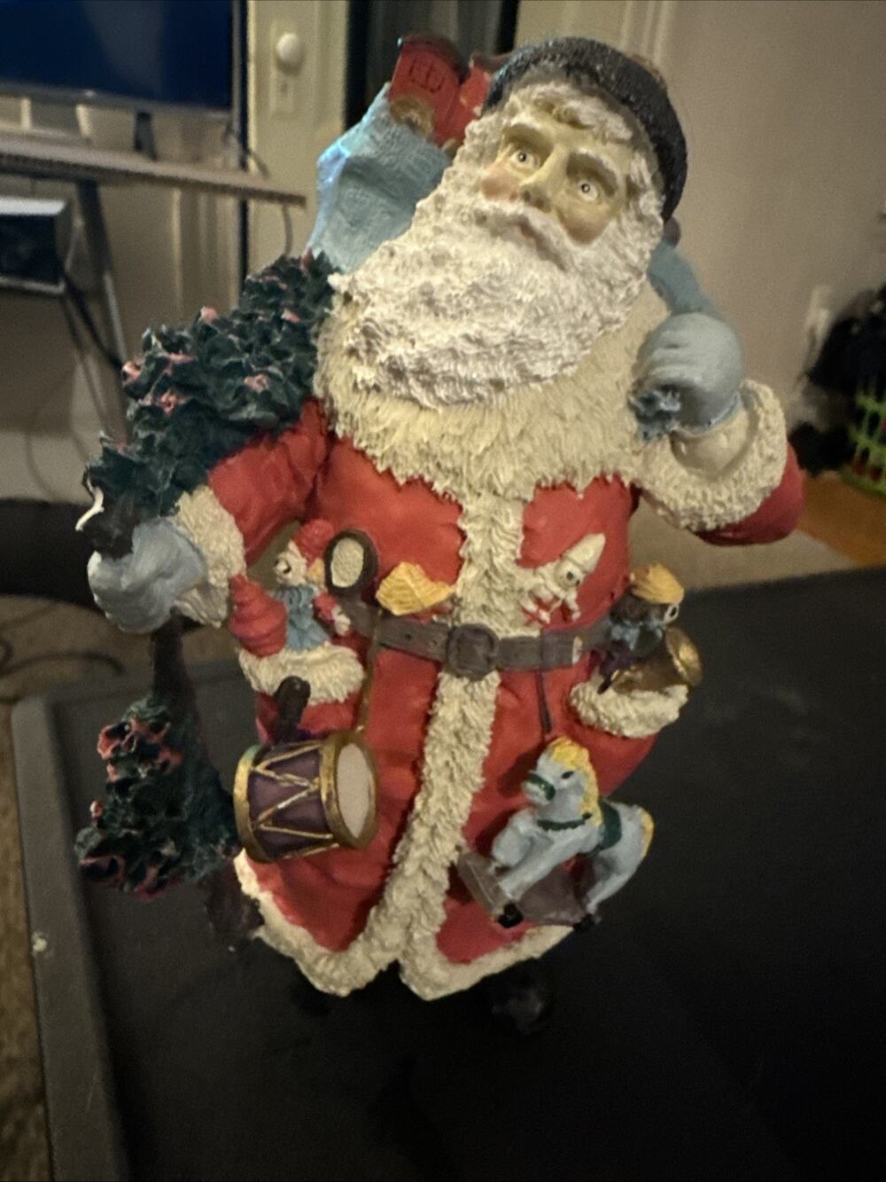 Vintage Santa Claus Nantucket Distributing Heavy Resin Figurine Christmas 7”